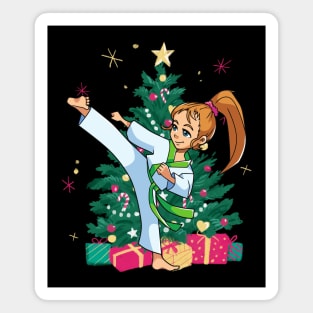 Merry Kickmas Xmas Merry Christmas Gifts Magnet